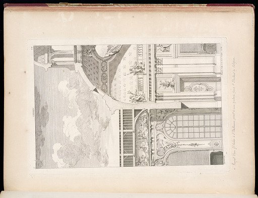 Cross Section of a Salon and a Gallery