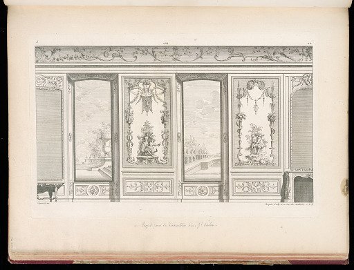 Elevation of an Apartment Interior