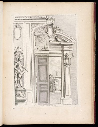 Porte pour le Sallon à l'Italienne Cotté CIX