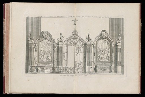FAÇADE DES AUTELS ET PRINCIPALE ENTRÉE DU CHOEUR DE L'EGLISE CATHÉDRALE DE MEAUX
