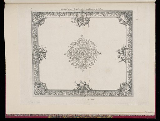 Plafond de la Chambre de Me.la Princesse de Rohan