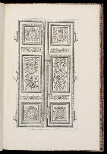 Porte, dans le grand Appartement des Tuilleries.