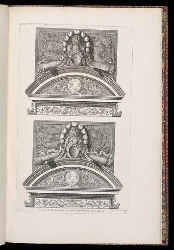 Dessus de Porte, dans le grand Appartement des Tuilleries.
