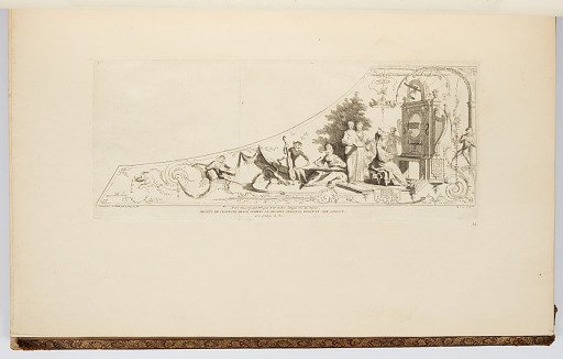 DESSUS DE CLAVECIN GRAVÉ D'APRES LE DESSEIN ORIGINAL INVENTÉ PAR GILLOT