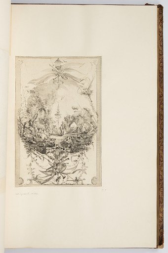 Ornamental Vignette of a Fête Champêtre