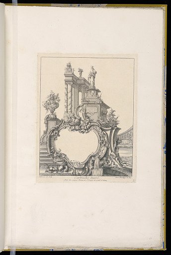 Cartouche decoré