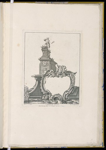 Cartouche decoré