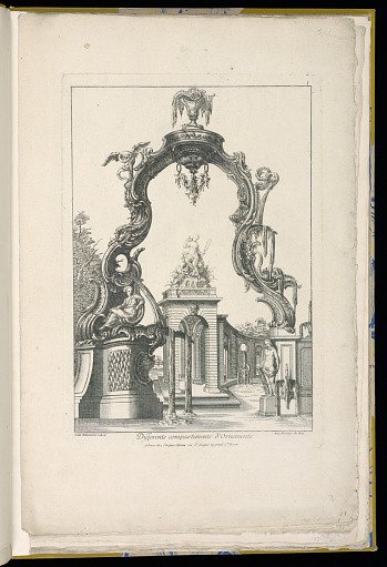 Rocaille Arch and Fountain