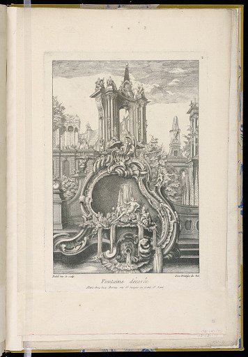 Fountain in the Form of a Cartouche