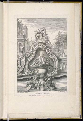 Fountain in the Form of a Cartouche