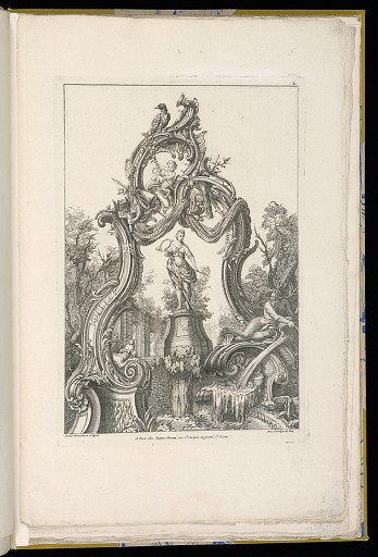 Rocaille Arch and Fountain with Diana