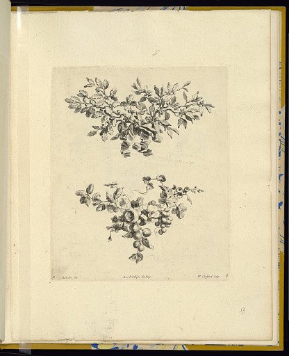 Two Floral Tailpieces or Fleurons