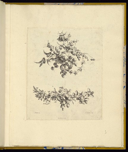 Two Floral Tailpieces or Fleurons