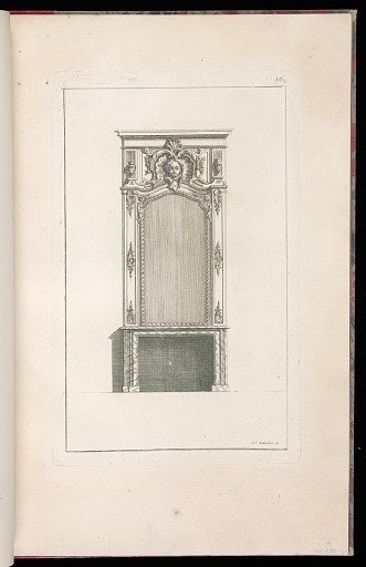 Design for a Mantlepiece and Overmantle