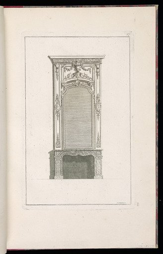 Design for a Mantlepiece and Overmantle