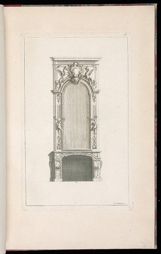 Design for a Mantlepiece and Overmantle