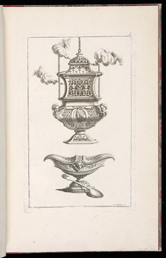 Design for a Thurible, Boat and Spoon