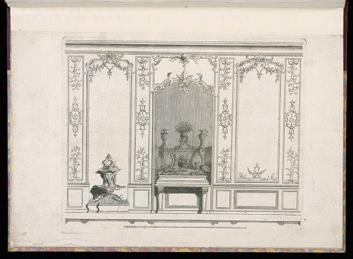 Wall Elevation with a Buffet-Niche
