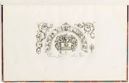 Ornament Design with a Heraldic Achievement