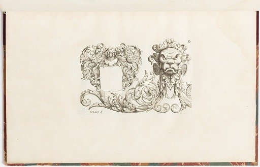 Ornament Design with a Heraldic Achievement