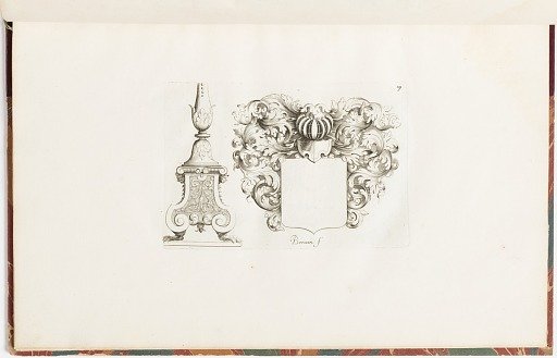 Ornament Design with a Heraldic Achievement