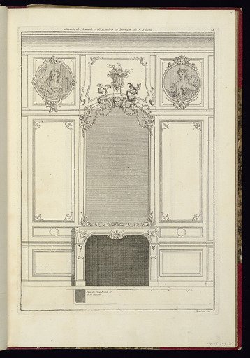 Dessein de Cheminée et de Lambris de l'invention du Sr. Pineau