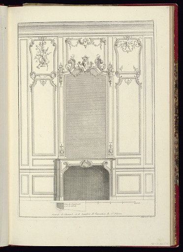 Dessein de Cheminée et de Lambris de l'invention du Sr. Pineau