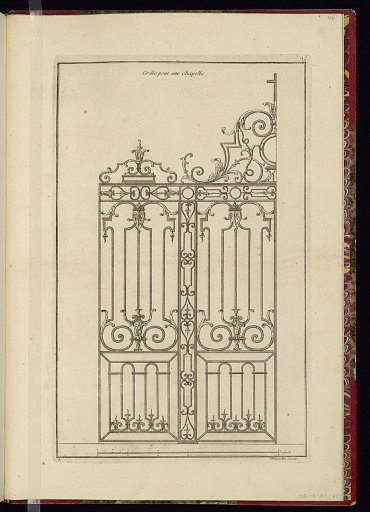Grille pour une chapelle