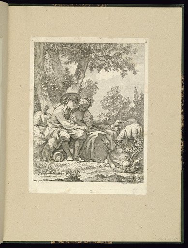 A Seated Couple in a Landscape