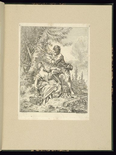 A Man and Woman in a Landscape