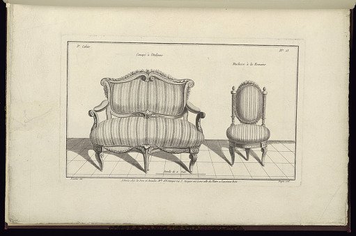 Canapé à l'Italienne [et] Duchesse à la Romaine