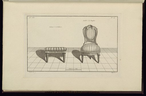 Tabouret à la Duchesse [...] Gondole à la Dauphine