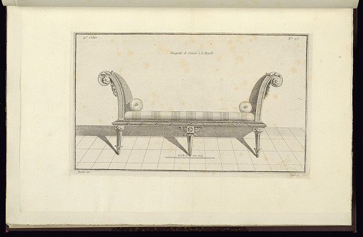 Banquette de Croisée à la Royale