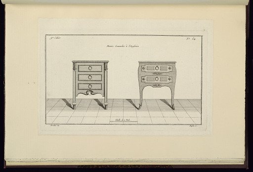 Demies Commodes à l'Angloise