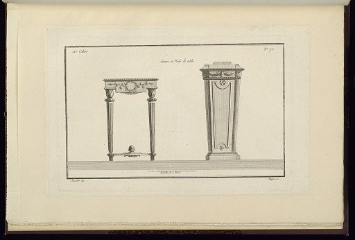 Gaines et Pieds de table