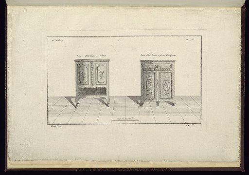 Petite Bibliothèque volante [et] Petite Bibliothèque en forme d'encoignure