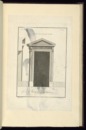 Elévation d'une porte avec son profil