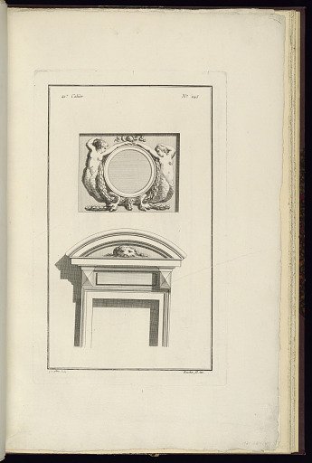 Designs for a Carved Relief and Pediment