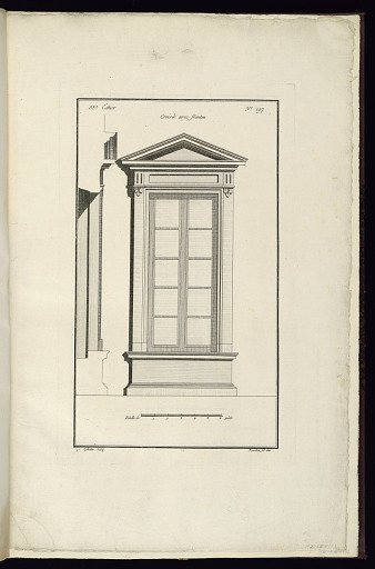 Croisée avec fronton
