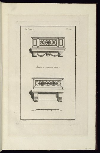 Banquette de Croisée avec Balcon
