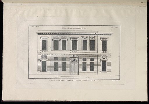 Elevation d'un Batiment de 11 toises de face