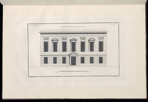 Elevation d'un Bàtiment de 14 toises de face