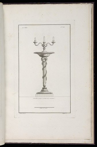 Guéridon propre à porter des torchères