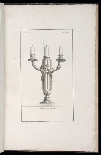 Chandelier a deux branches