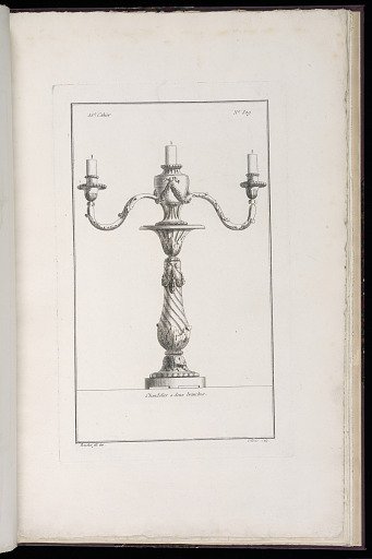 Chandelier à deux branches