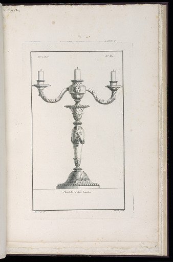 Chandelier a deux branches
