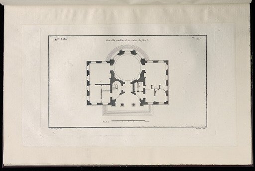 Plan d'un pavillon de 14 toises de face