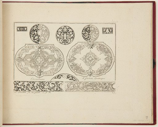 Ornament Designs for Case Covers, Roundels, and Bands