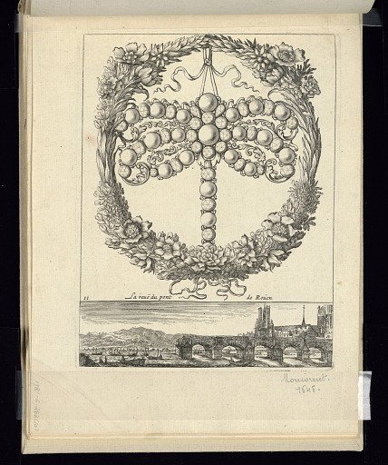 La veuë du pont de Rouen