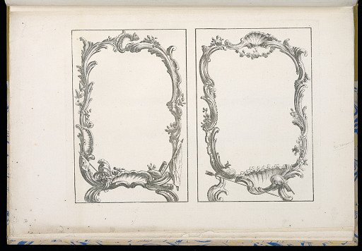 Two Ornamental Frame or Cartouche Designs